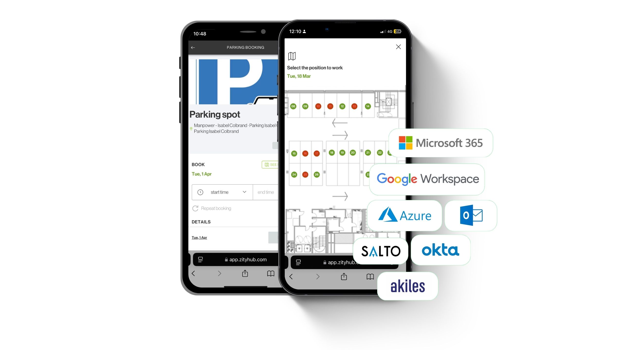 gestion plazas de parking 