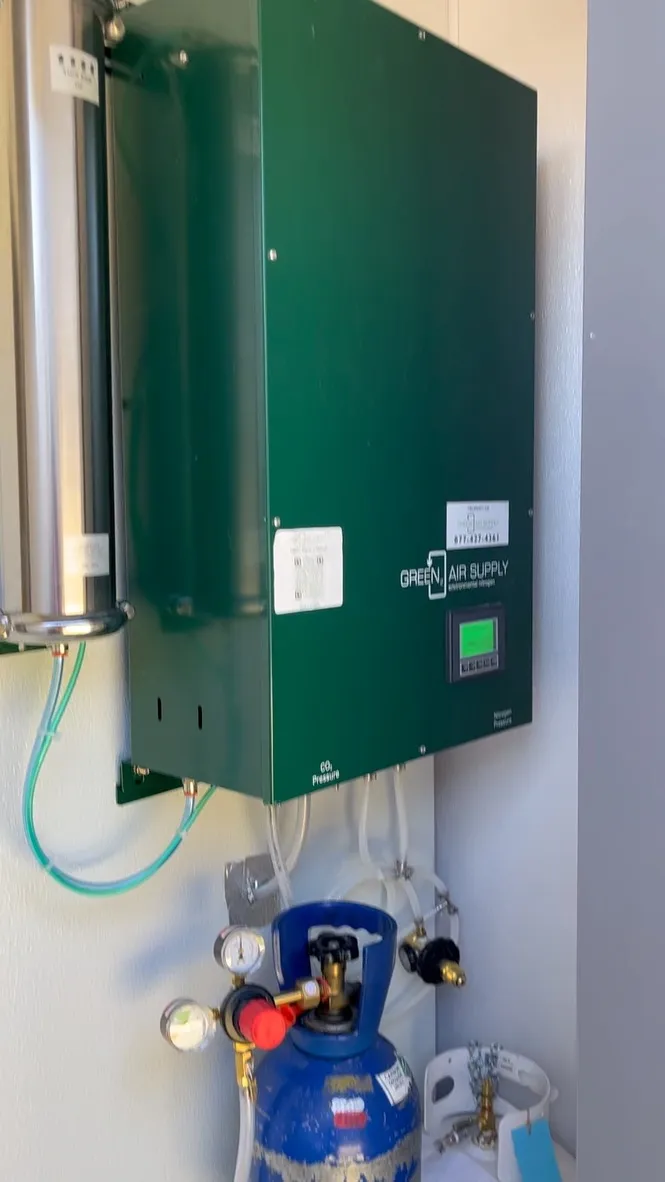 Nitrogen Separator From Green Air Supply