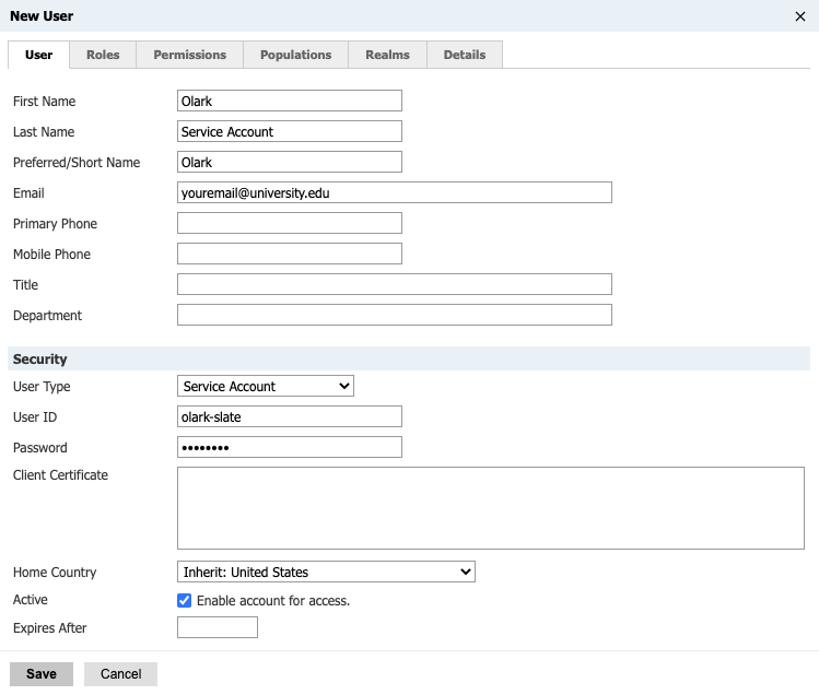 Import endpoint page