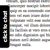 image of a webpage with a vertical "click to chat" tab