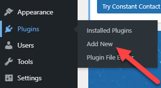 WordPress - Plugin Menu