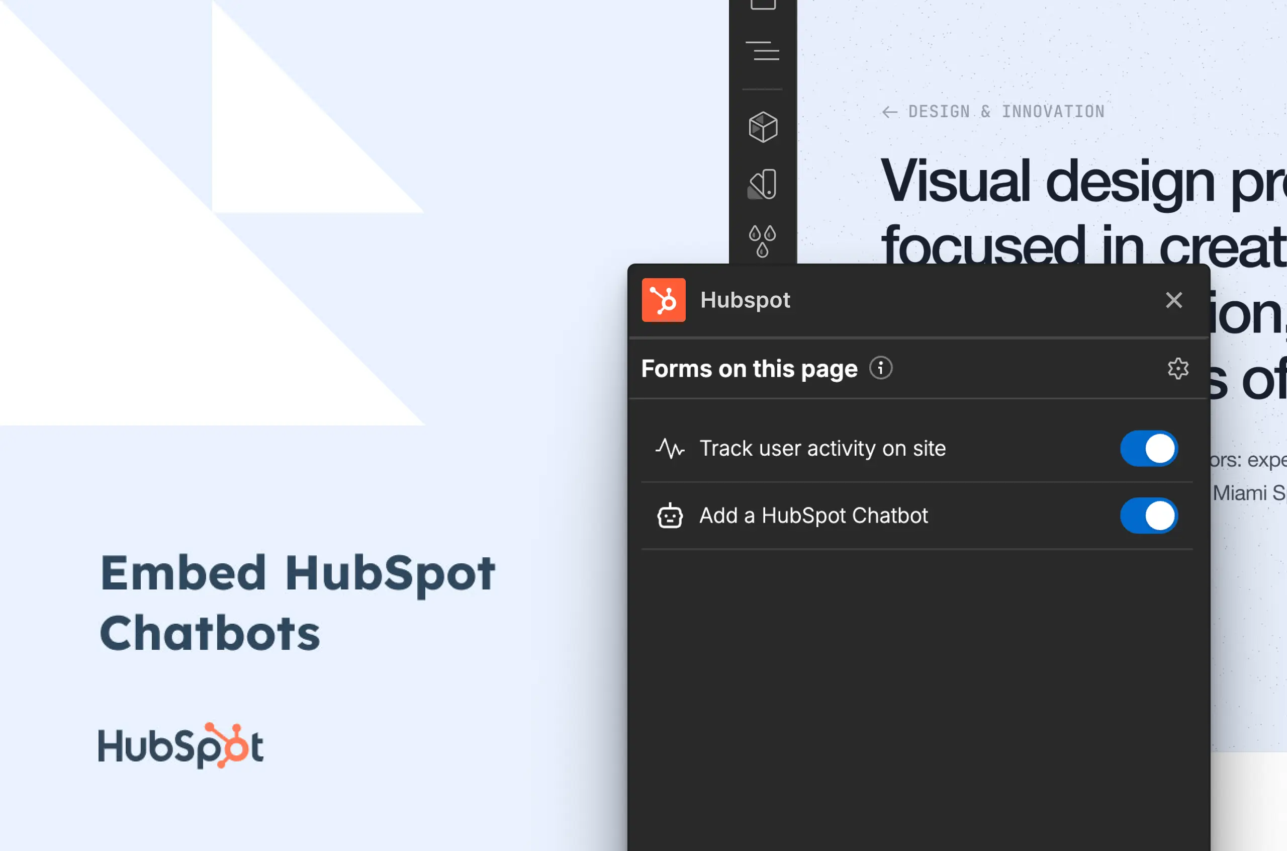 Embed HubSpot chatbots