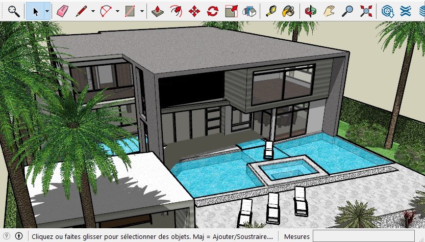 SketchUp pour l'architecture : les fonctionnalités spécifiques — La Nouvelle École