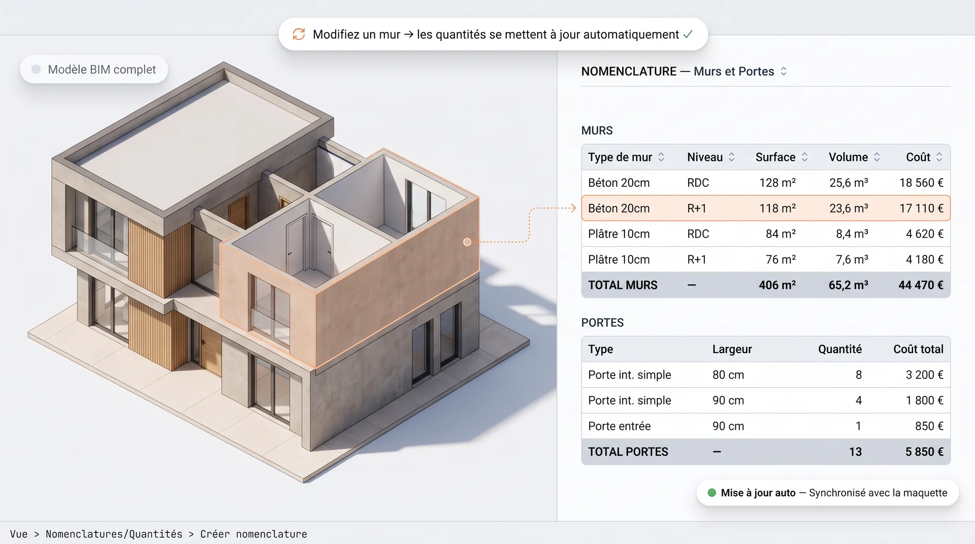 exploiter maquette revit