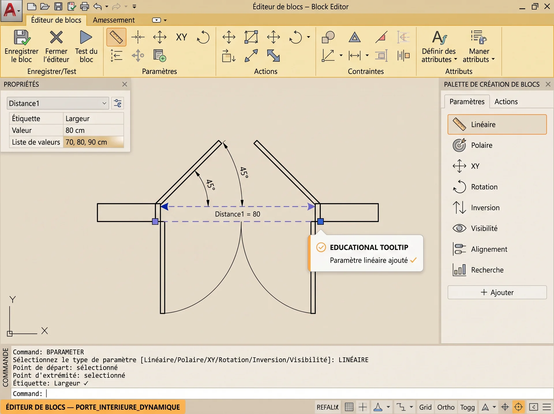 modifbloc bloc autocad