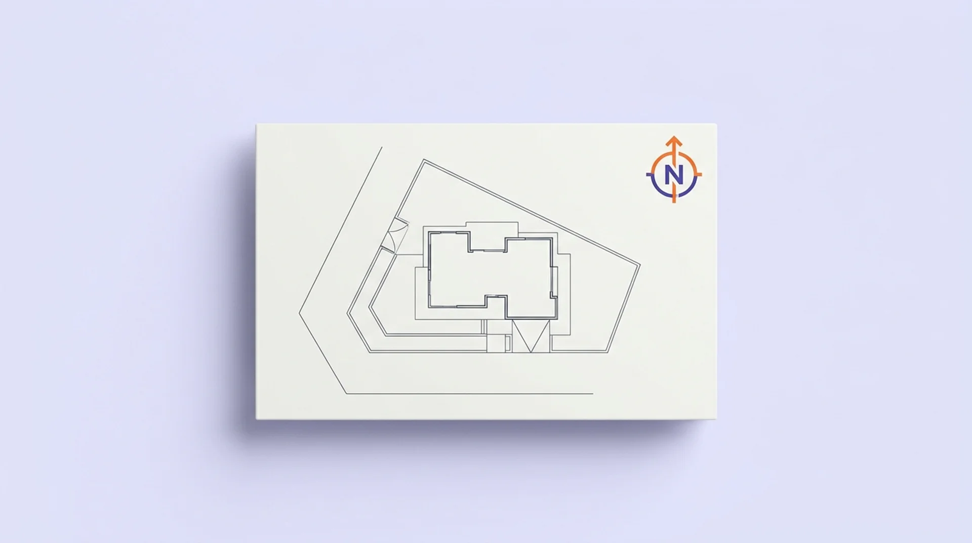flèche du nord autocad