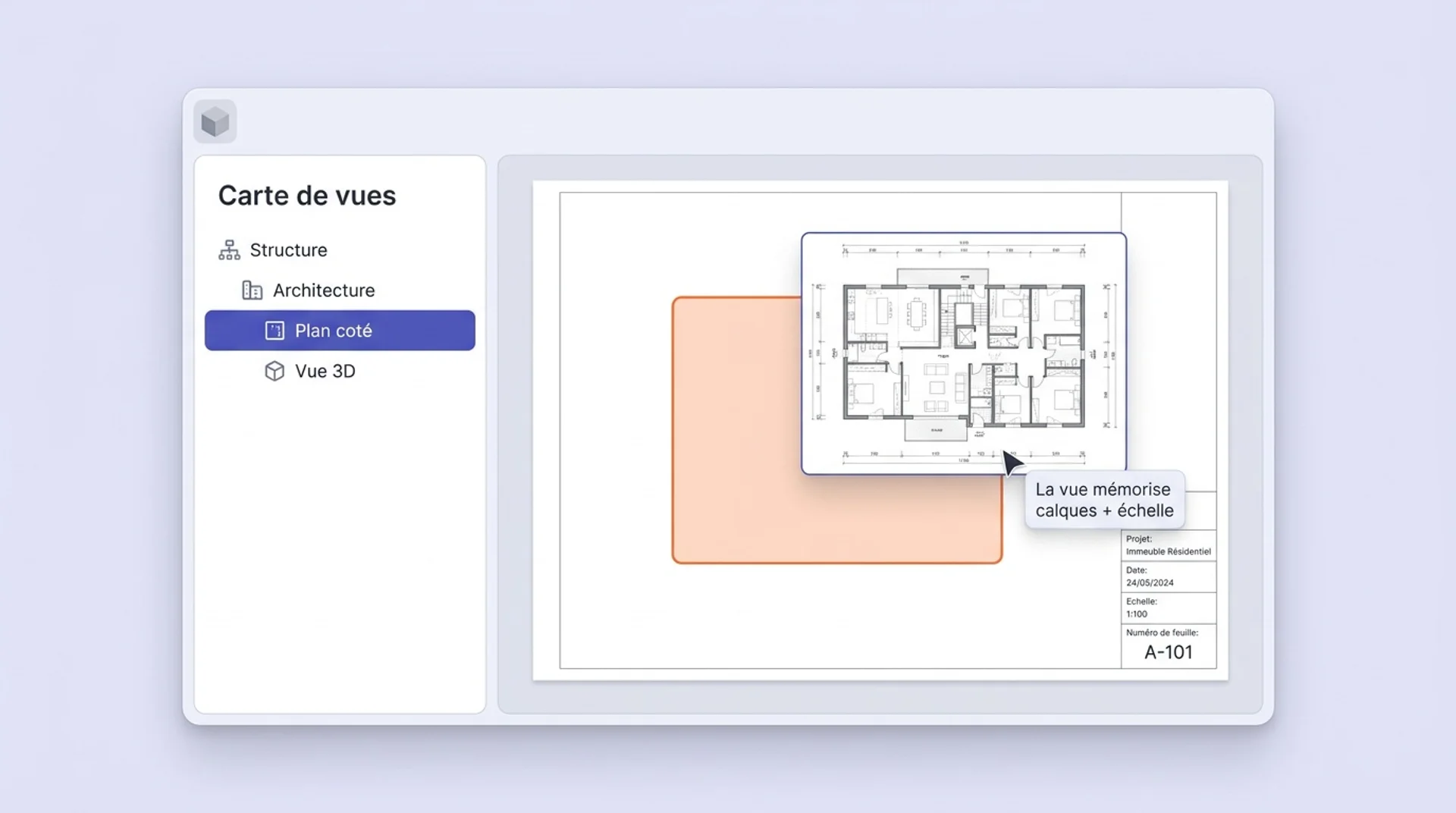 organisation des vues