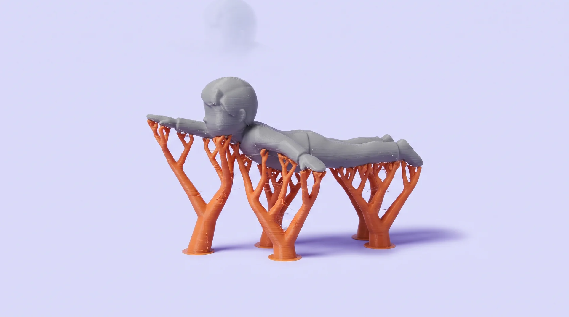 exemple de support arborescent en impression 3d