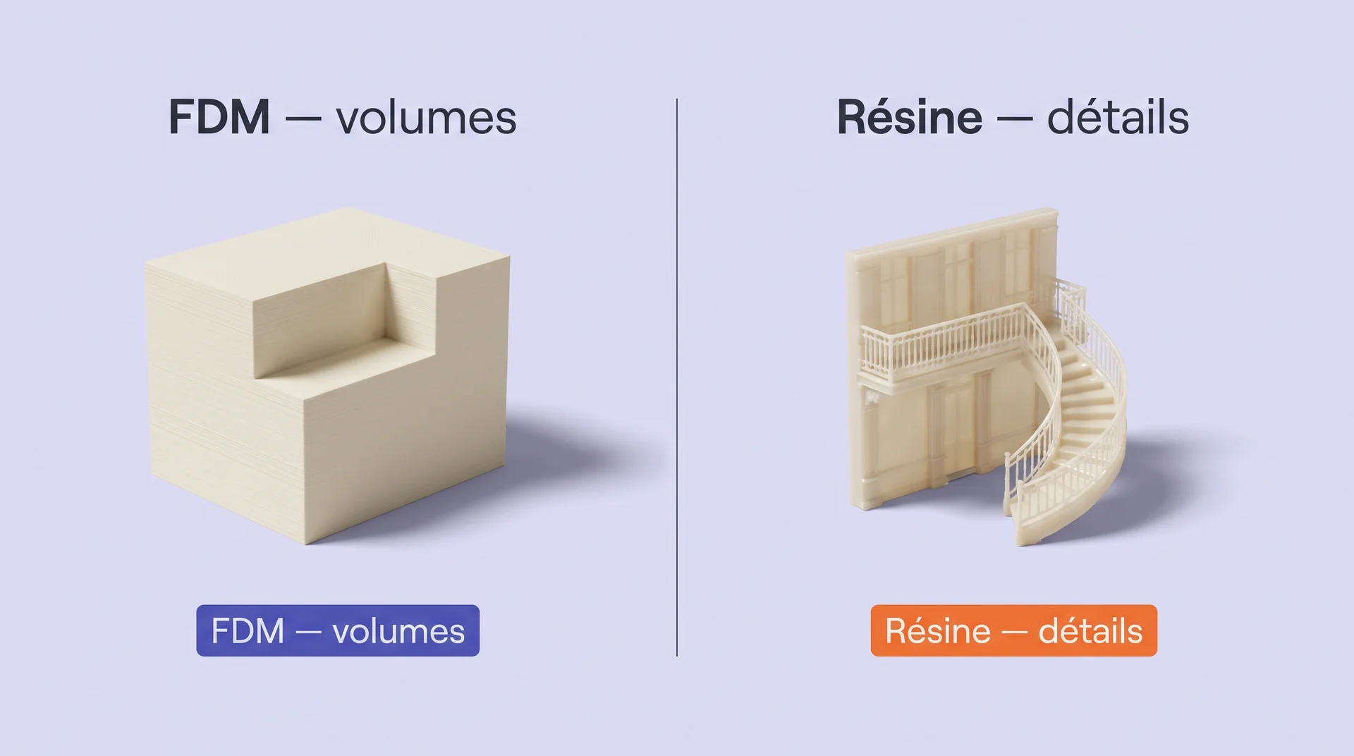 maquette resine fdm