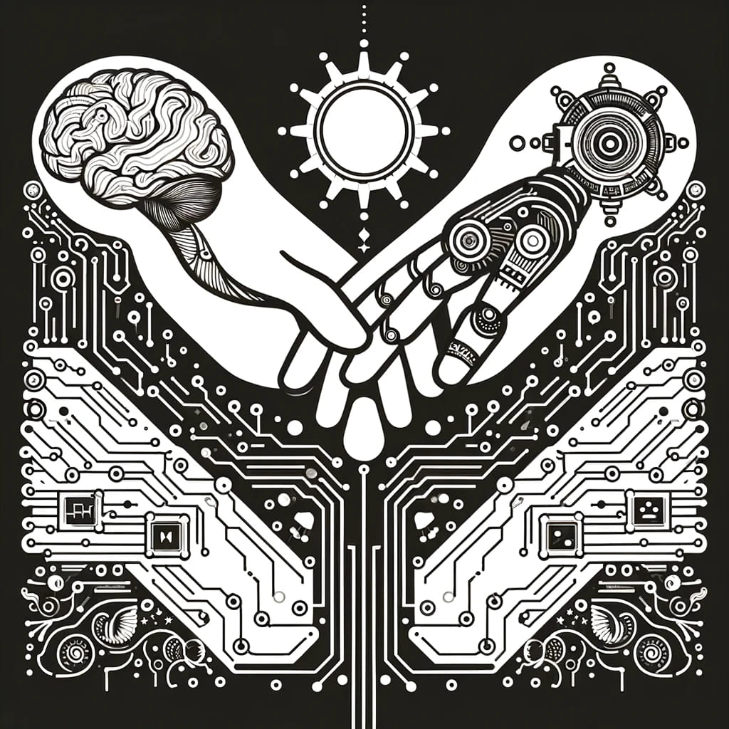 AI and human working together