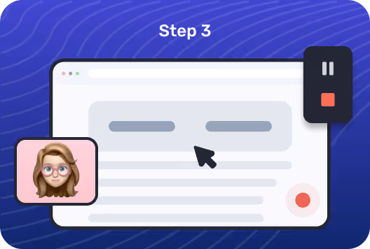 Step 1 card for Flo creation