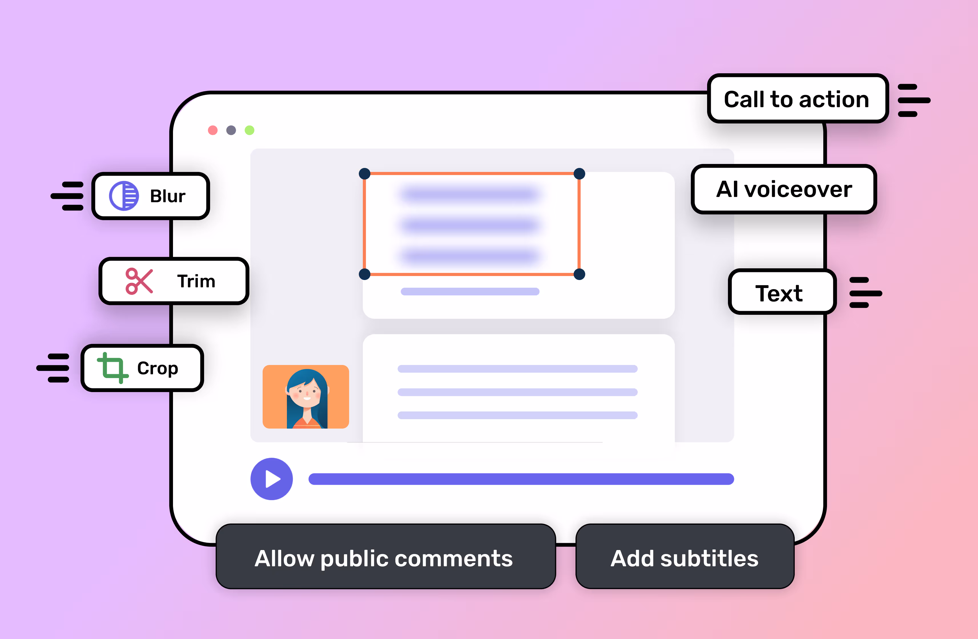 Explainer video customise illustration