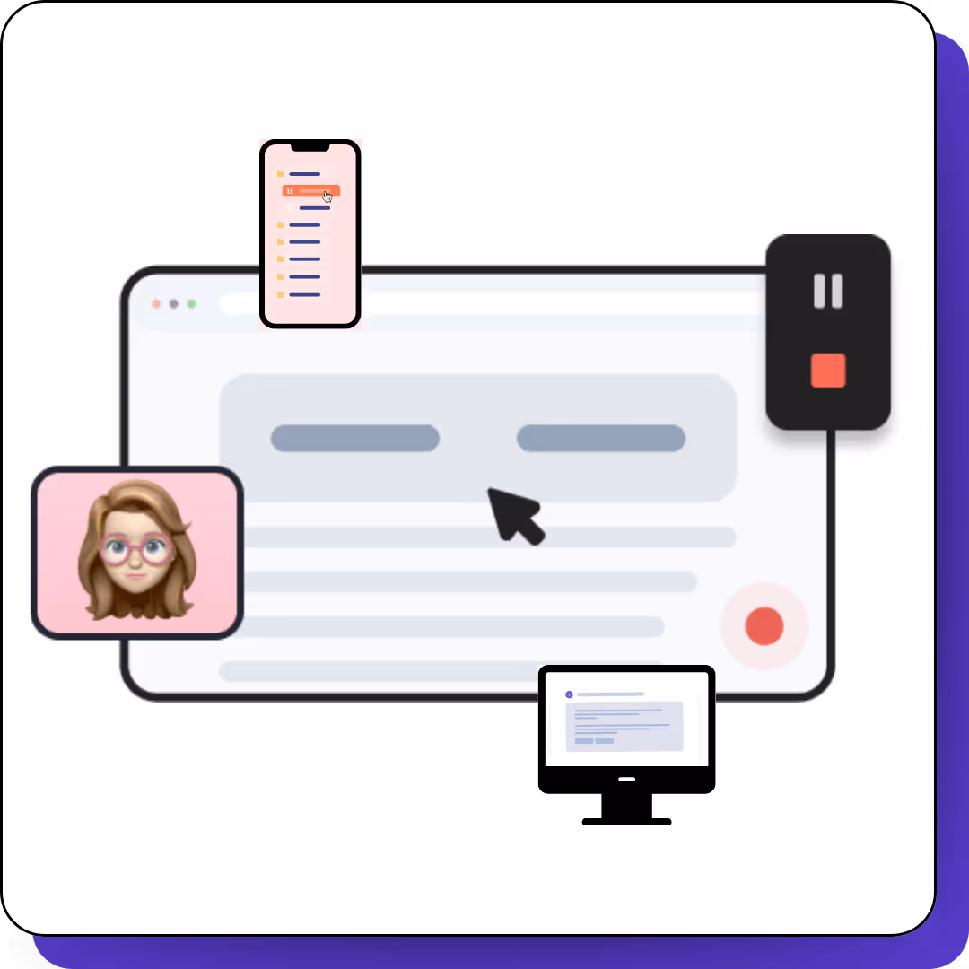 Record entire screen illustration