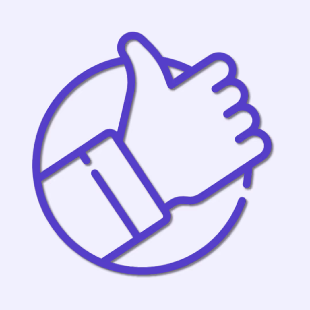 Thumbs up illustration 