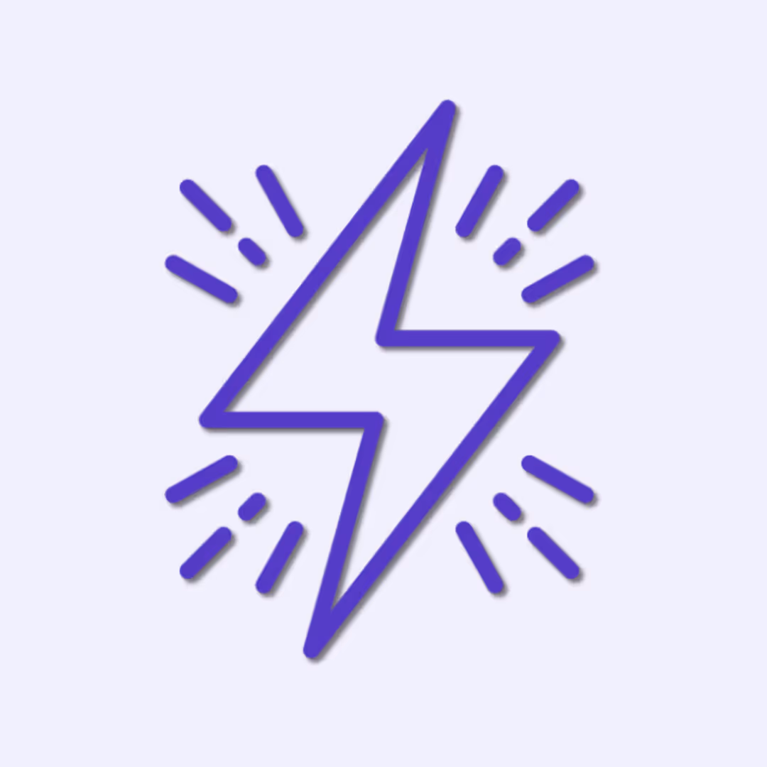 Lightning speed illustration 