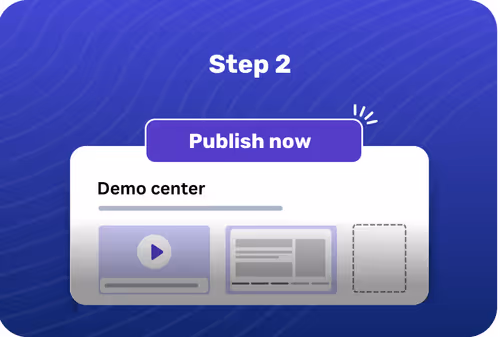 Step 2: Demo center illustration