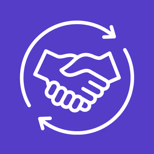 Handshake illustration