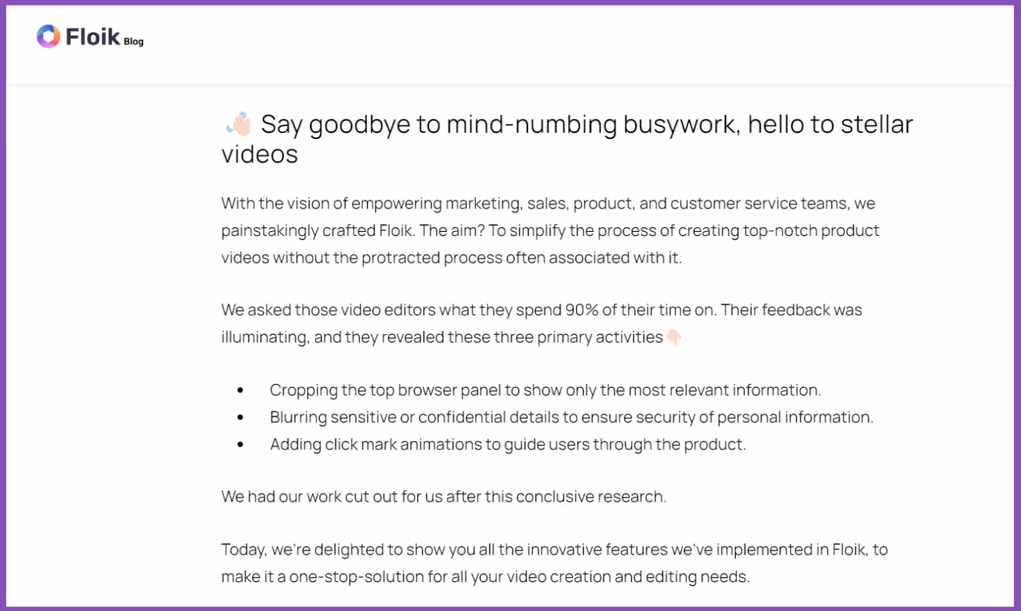 Floik new feature announcement
