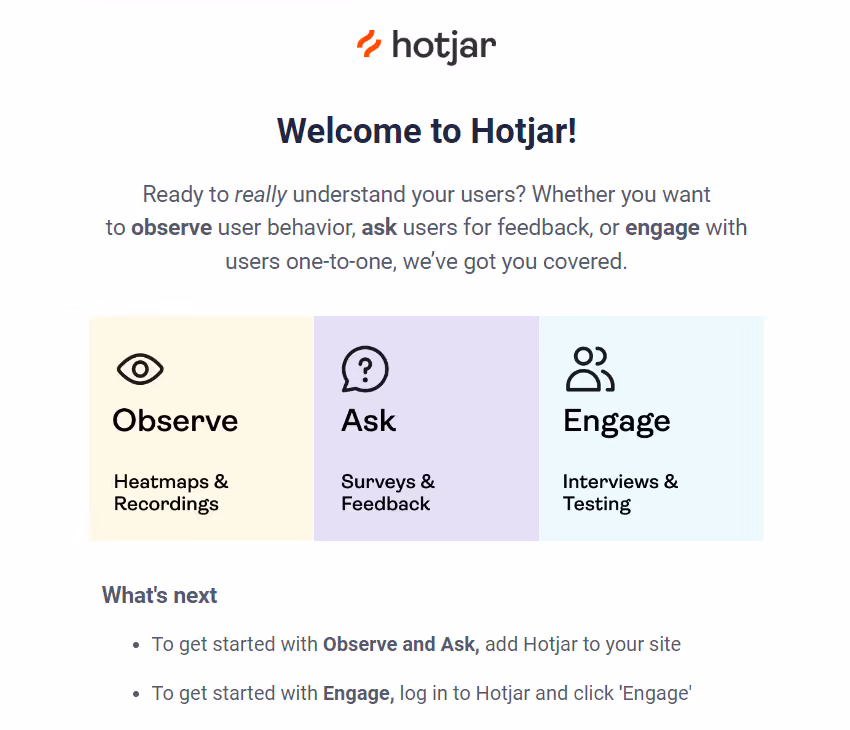 onboarding email