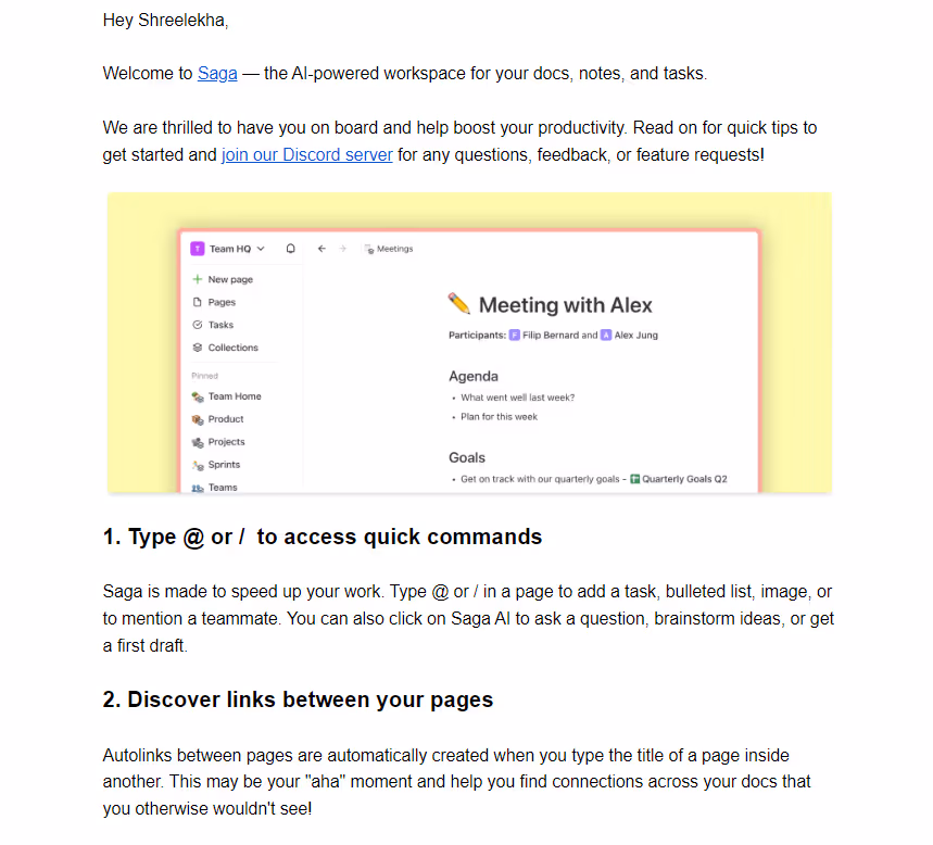 customer onboarding welcome email