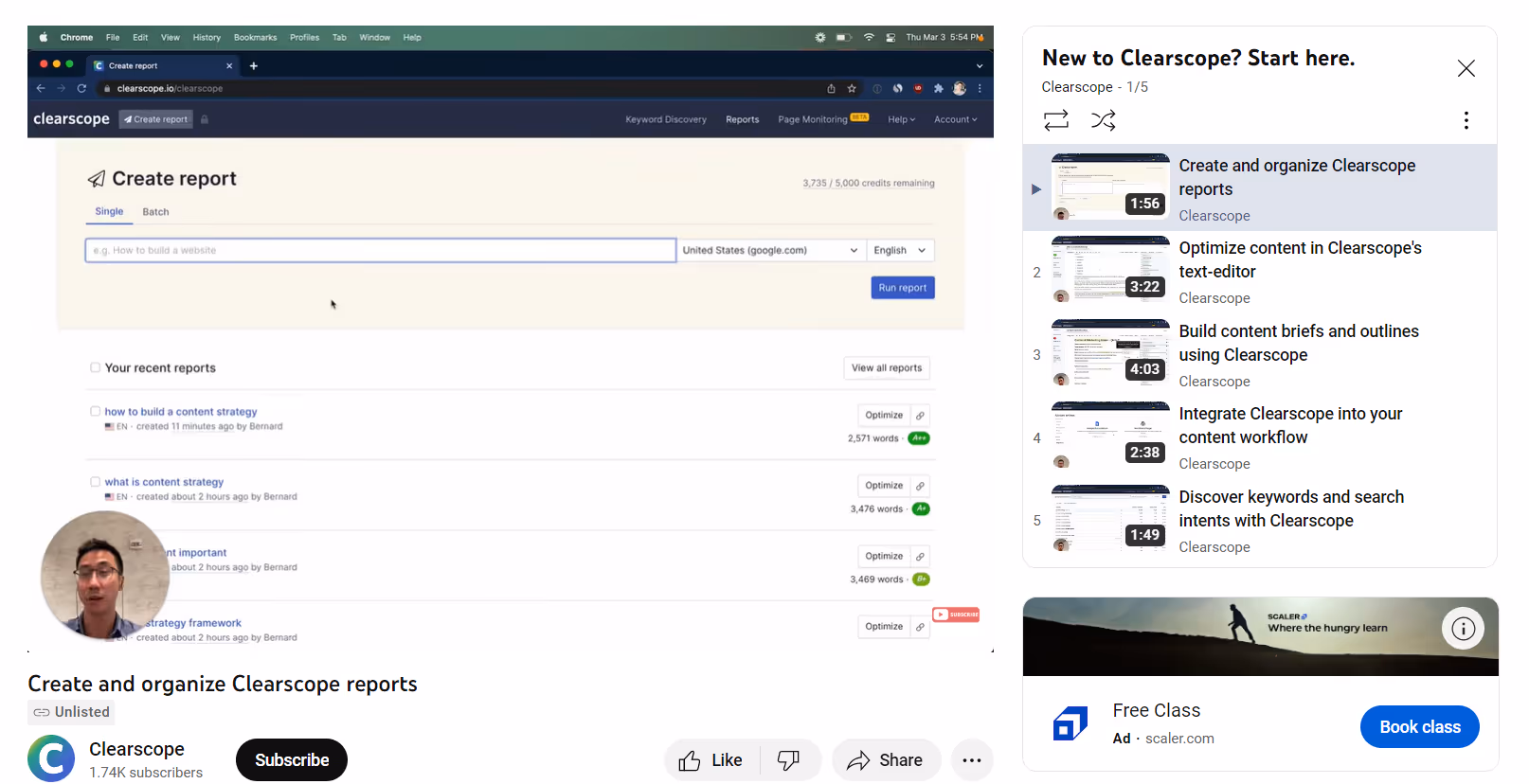 Clearscope knowledge base
