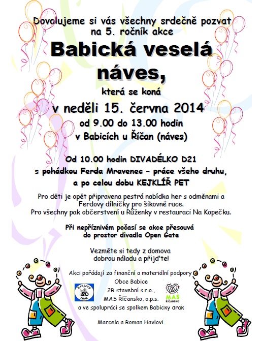 Babická veselá náves 2014
