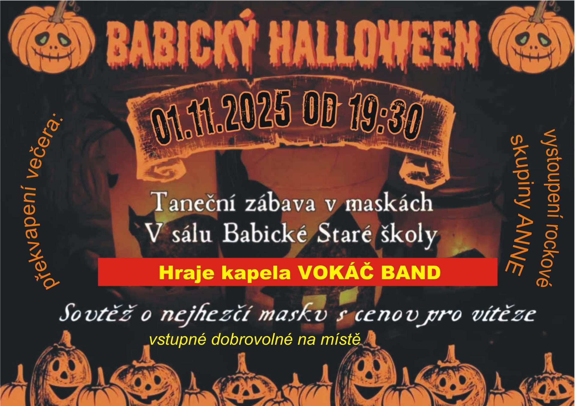 1.11.2025 19:30 hod. Babický Halloween