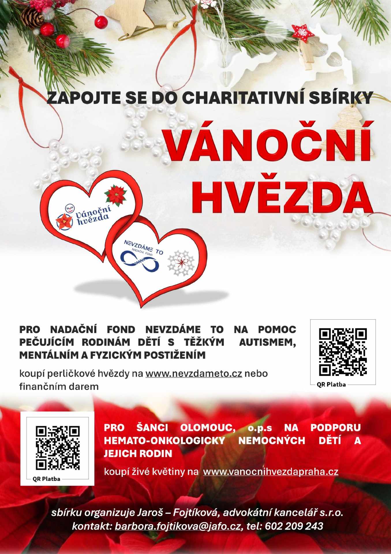 Charitativní sbírka – Vánoční hvězda 30.11.2025