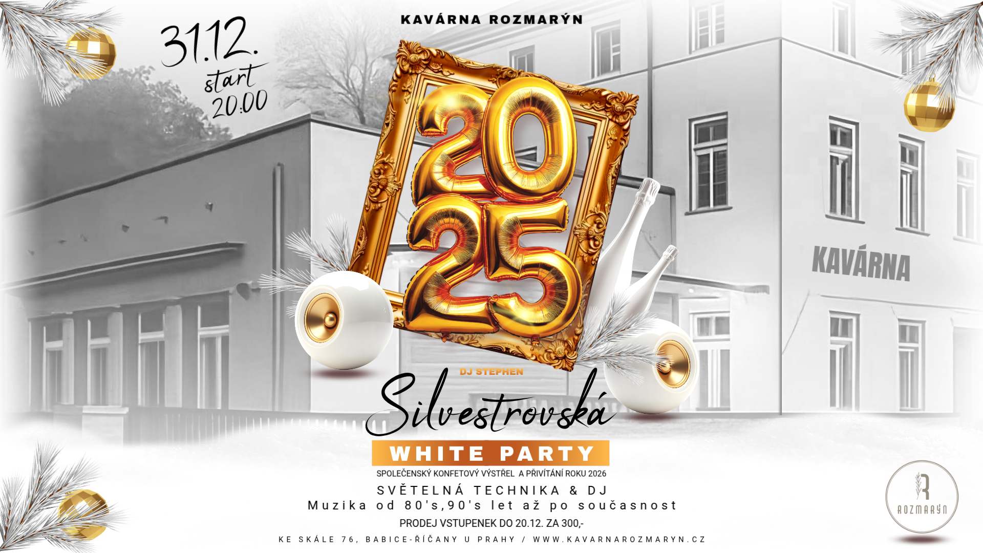 Silvestrovská WHITE PARTY