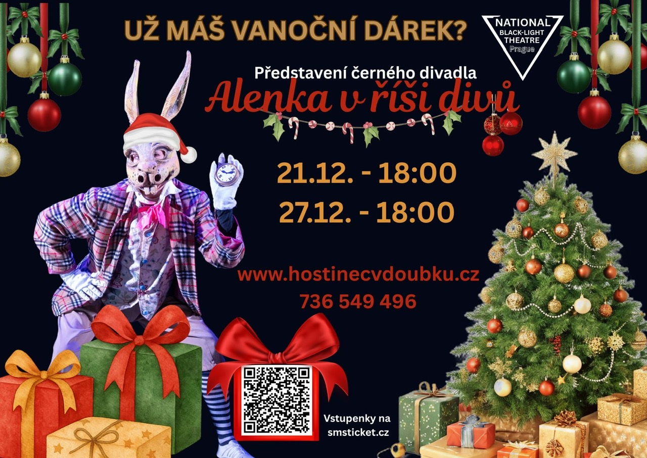 Alenka v Říši divů - Černé divadlo