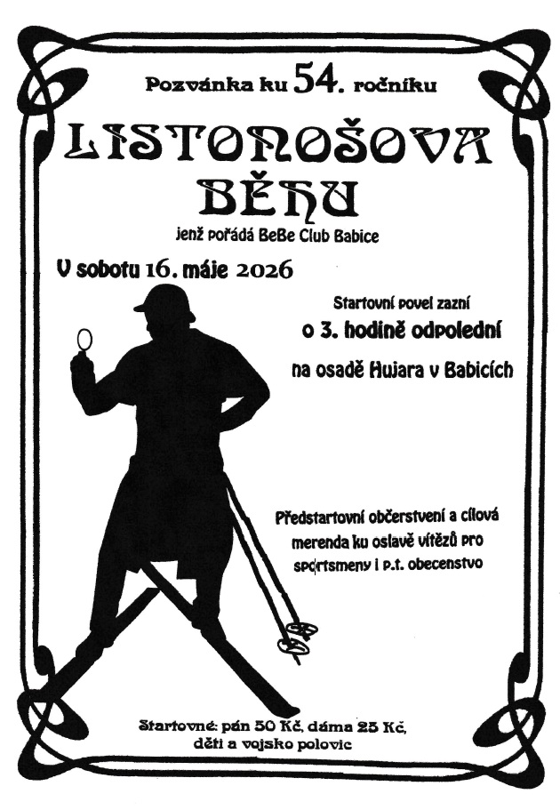 Listonošův běh 2026