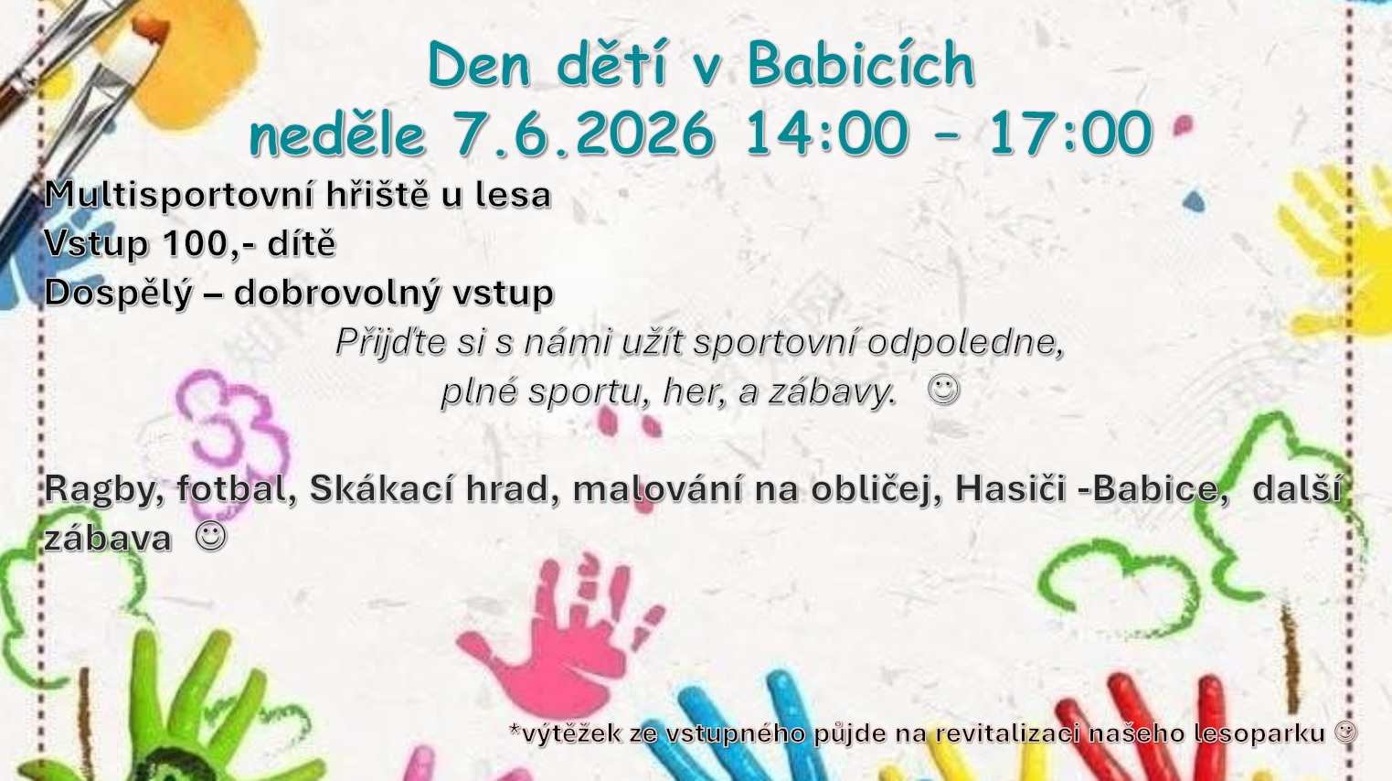 Den dětí v Babicích 7.6.2026