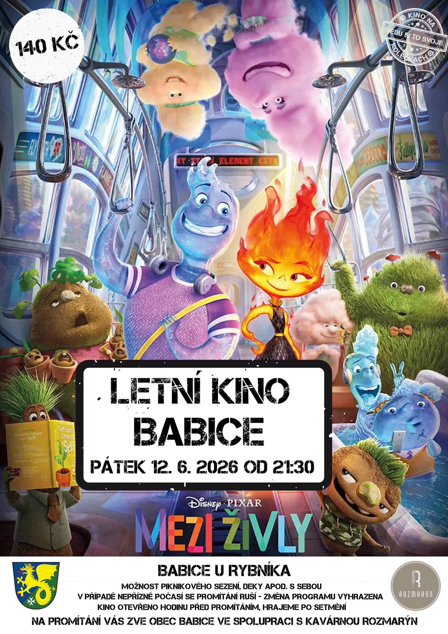 Letní kino na kolečkách 12.6.2026 ve 21:30 hod. "MEZI ŽIVLY"