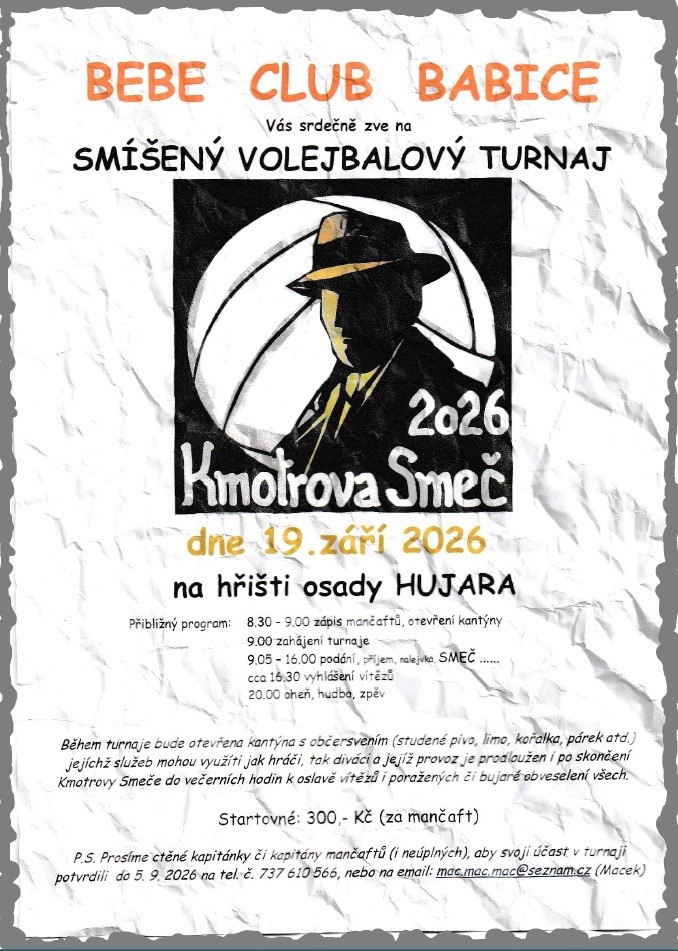 Kmotrova smeč 19.9.2026