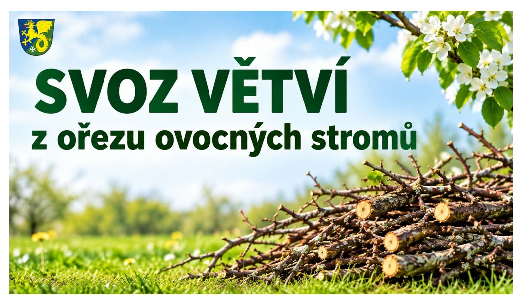 Svoz větví z ovocných stromů 2026