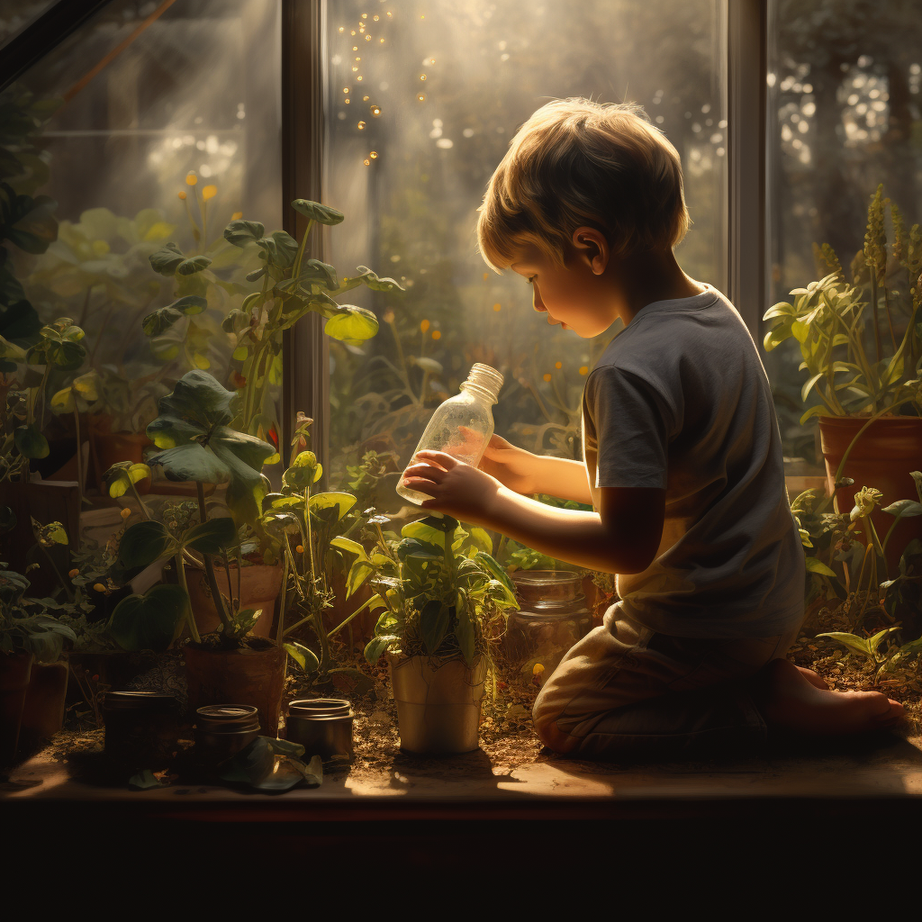 The Power of Plants: Nurturing Children's Journey of Growth