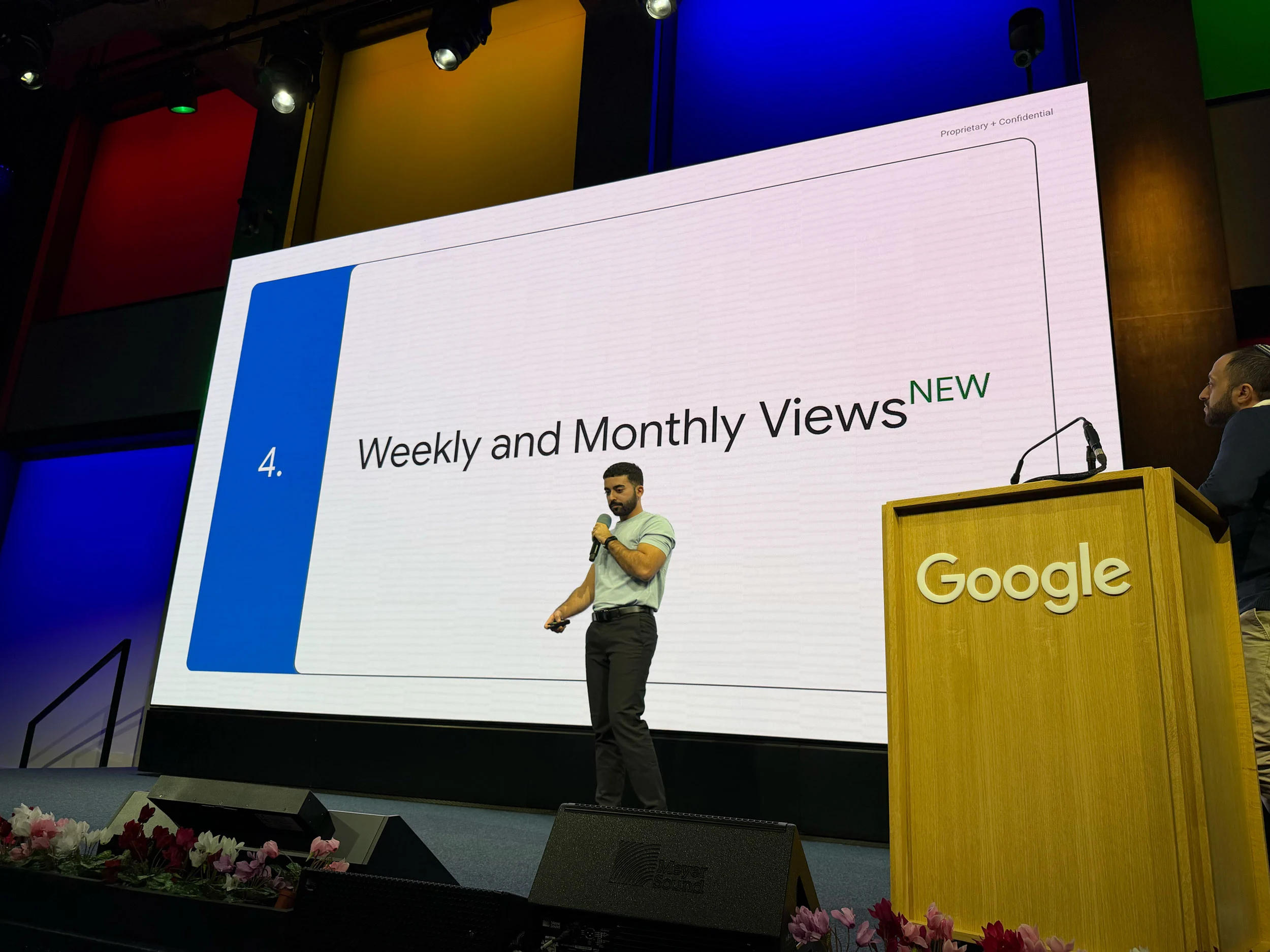 Weekly and Monthly Views Update on Google Search Event in Zurich
