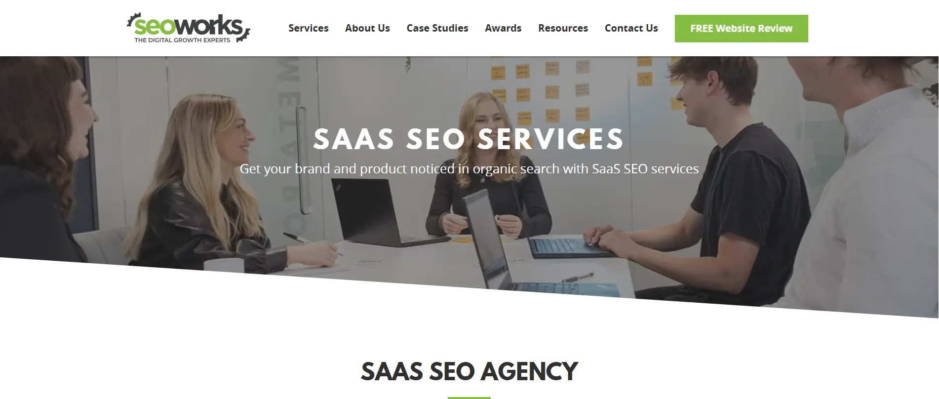 SEOworks.co.uk homepage