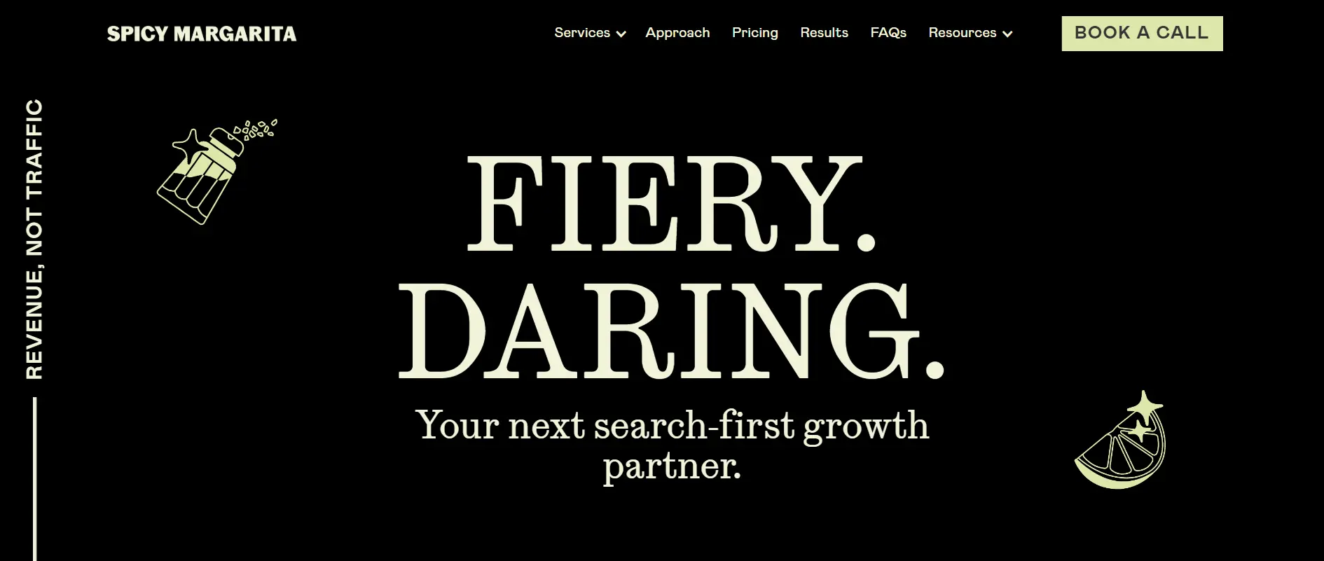 spicy margarita homepage