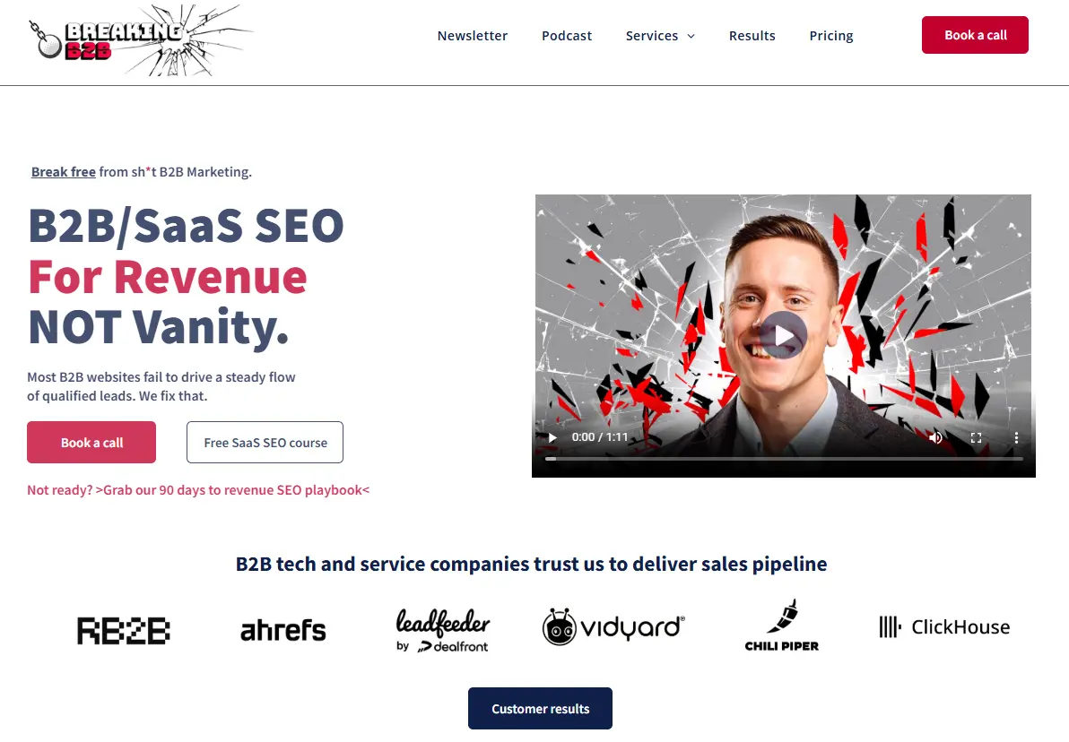 breakingb2b homepage