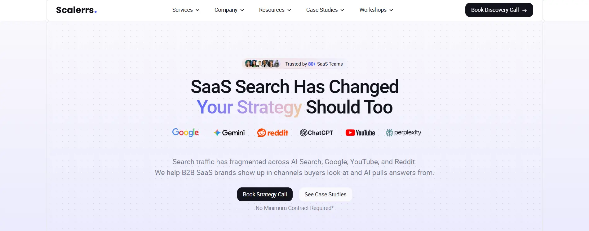 Scalerrs homepage