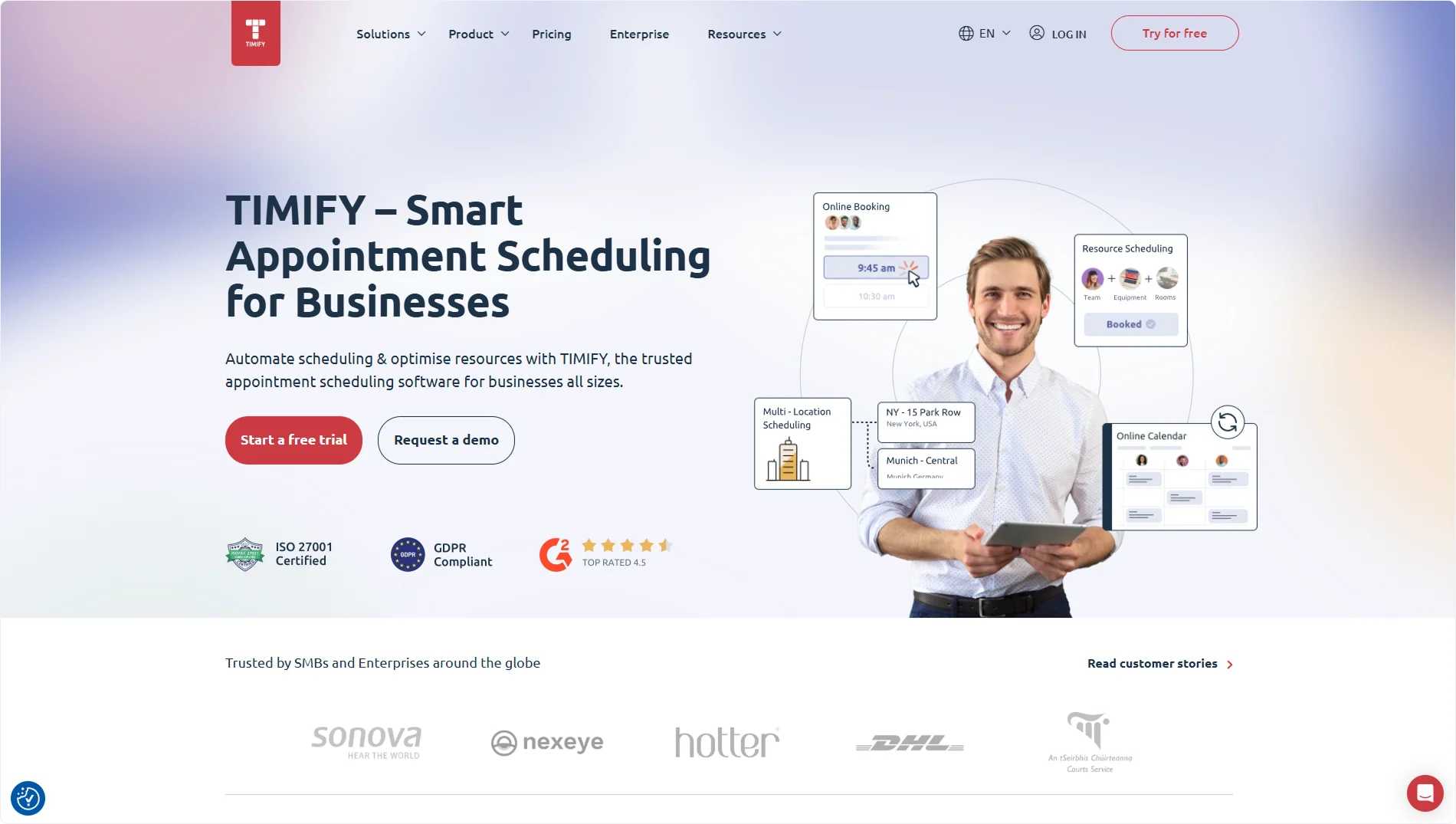 timify-homepage