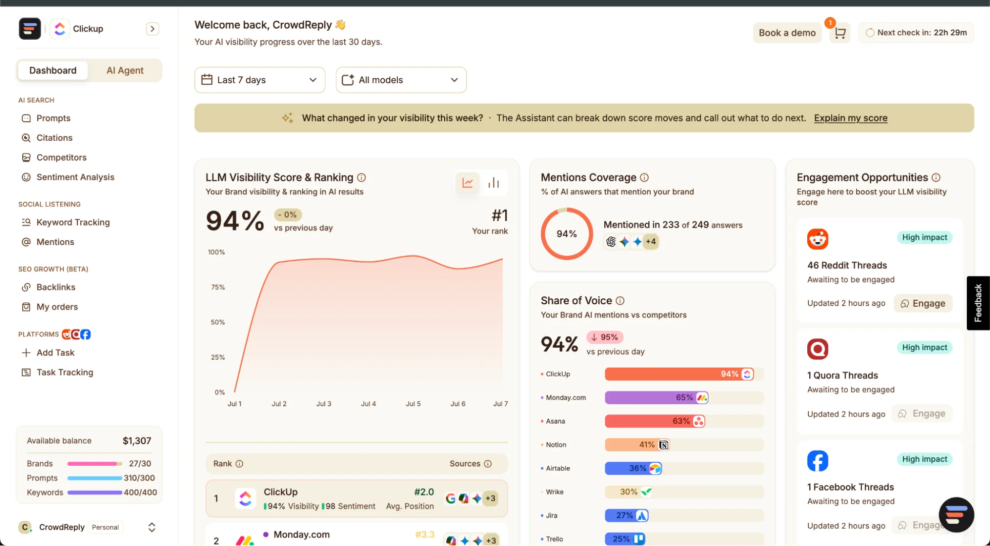 CrowdReply Homepage