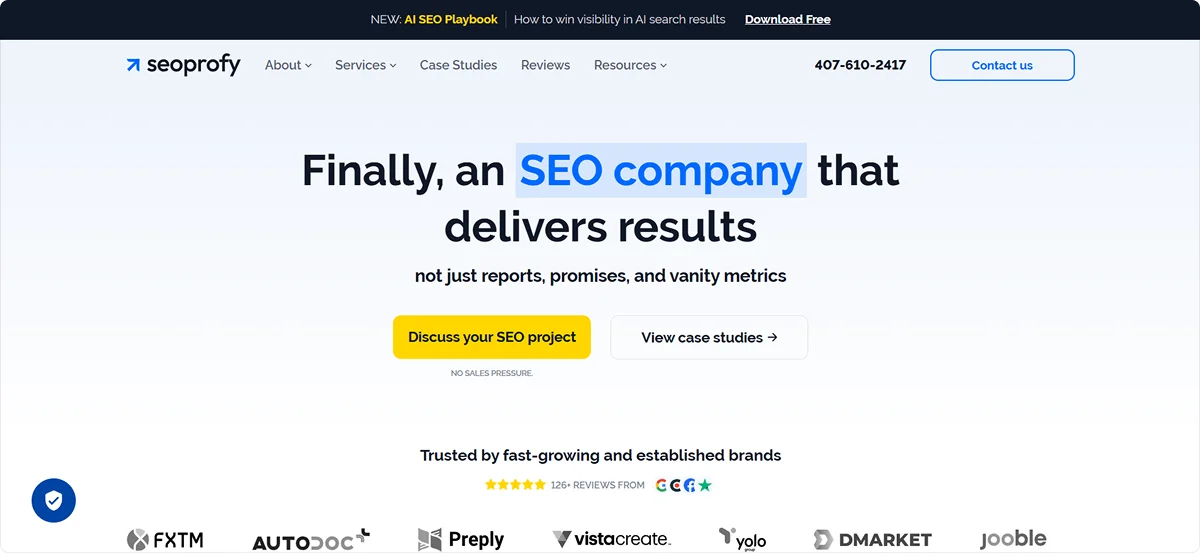 SeoProfy Homepage