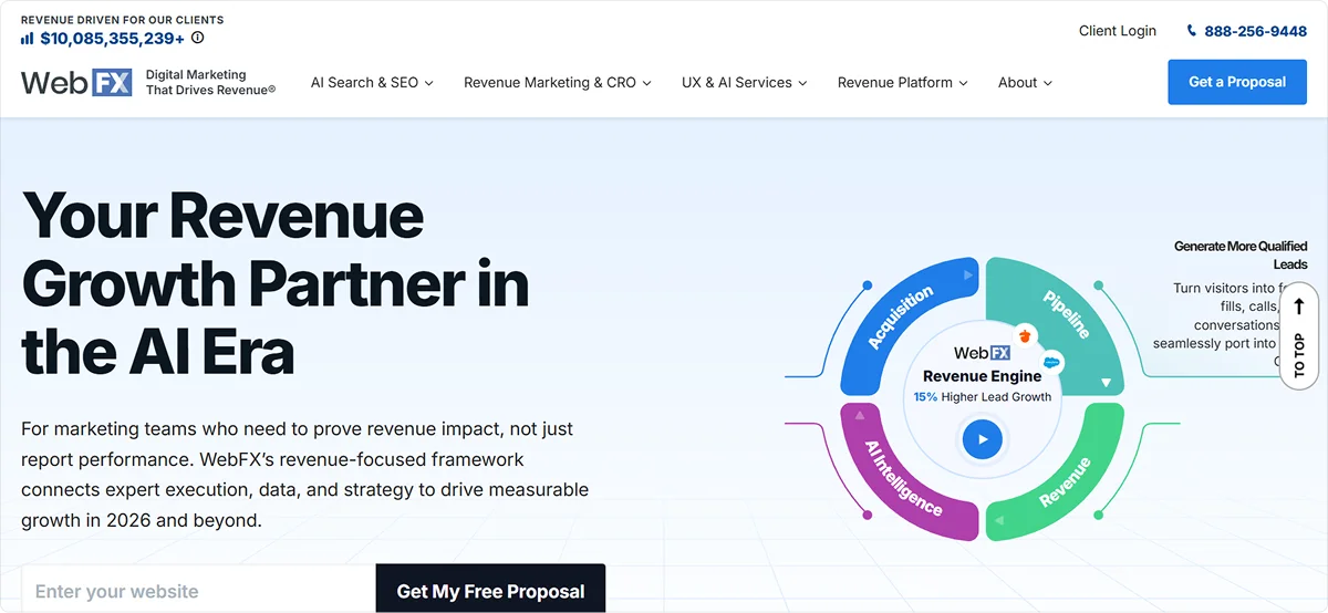 WebFX Homepage