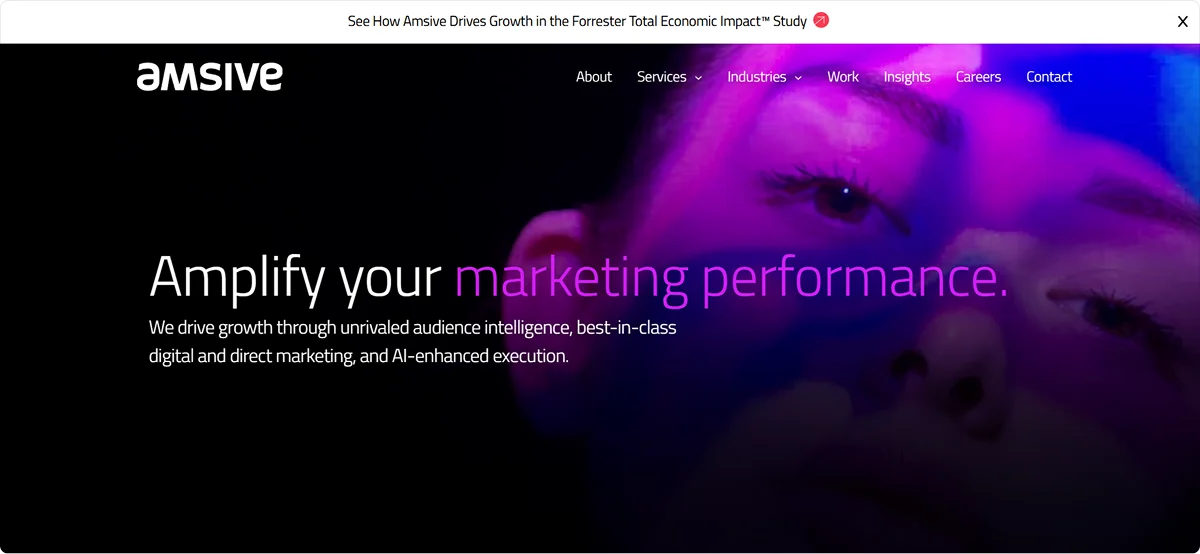 Amsive Homepage