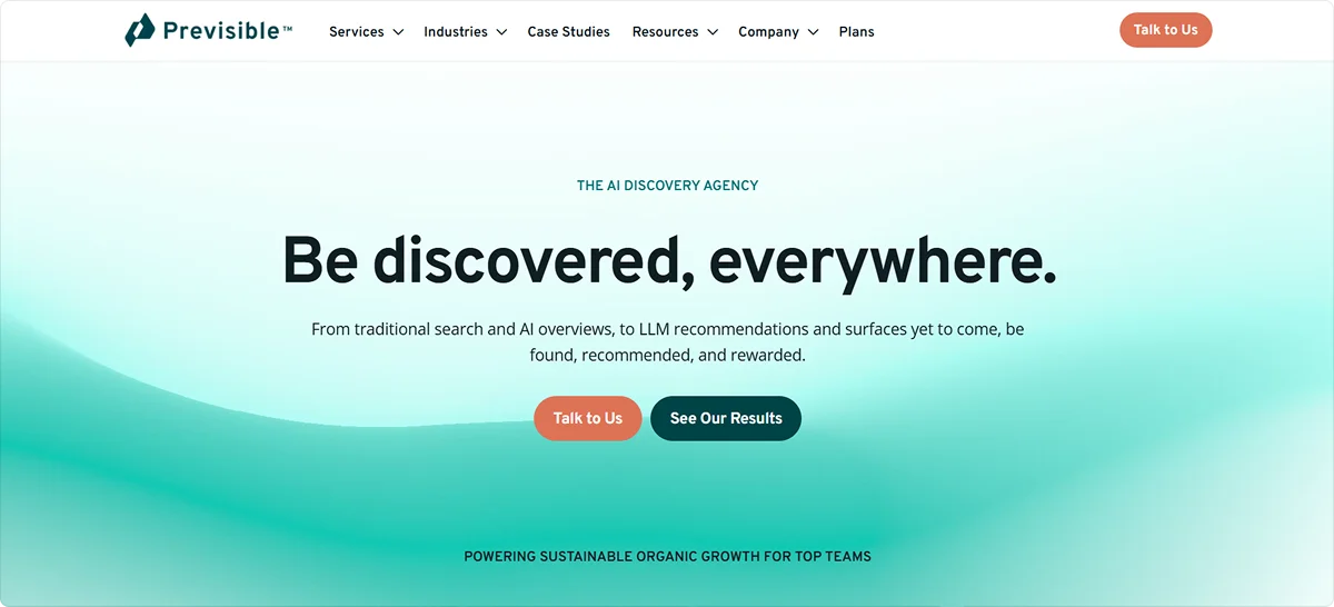 Previsible Homepage
