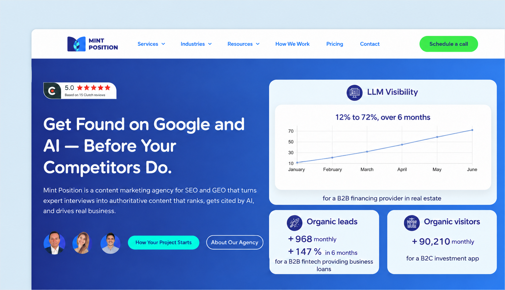 mint position homepage