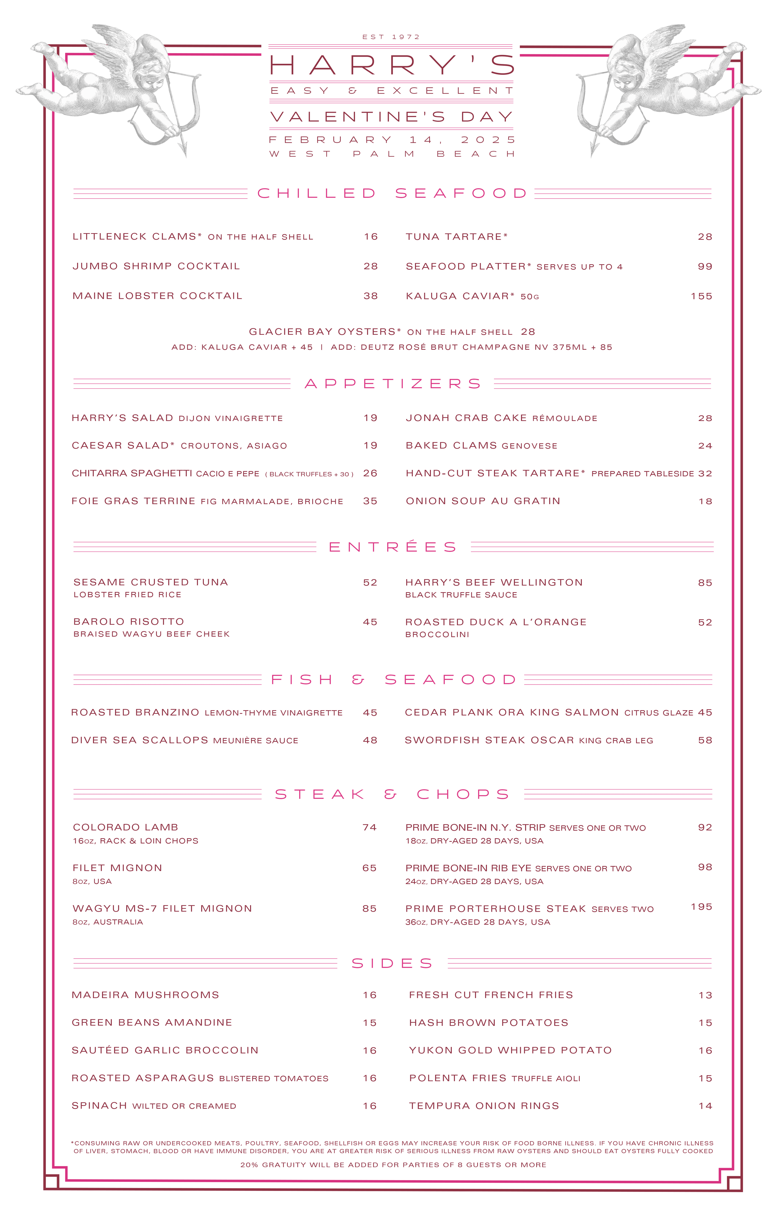 Yolk - West Palm Beach Menu Harry's Bar & Restaurant | West Palm Beach Menu