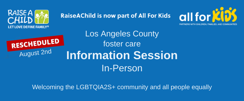 Foster Care Information Session - Palmdale (In-Person) - RESCHEDULED